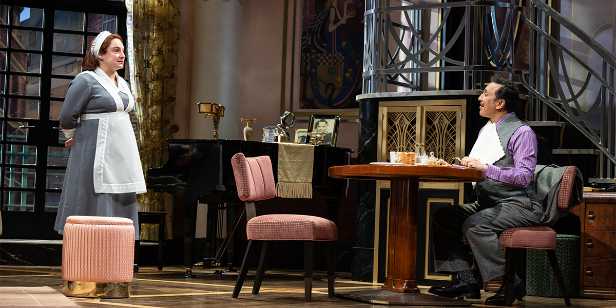 Production still from Roundabout Theatre Company's Fallen Angels.